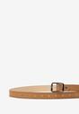 Brązowy Pasek z Ekoskóry z Kwadratową Klamrą Ohilla