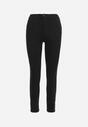 Czarne Jeansy Skinny z Efektem Push Up i Napami Przy Kostkach Irvina