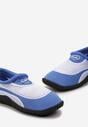 Niebiesko-Białe Buty Sportowe do Wody ze Ściągaczem i Elastyczną Podeszwą Indal