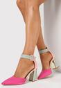 Pantofi cu toc Fucsia