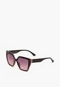 Czarno-Różowe  Okulary Przeciwsłoneczne Kocie Oko z Filtrem UV Umbina