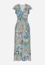 Rochie Verde cu galben