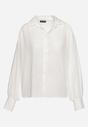 Biała Klasyczna Koszula z Tkaniny Plumeti w Kropki Grivana