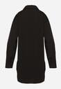 Czarna Bawełniana Koszula o Przedłużonym Fasonie Aslines