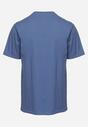Niebieska Koszulka T-shirt Bawełniany z Krótkim Rękawem Ereena