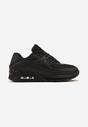 Czarne Sznurowane Sneakersy na Podeszwie Typu Air Arindafa