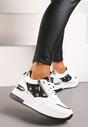 Sneakers Alb cu negru