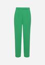Zielone Spodnie Regular z Wyższym Stanem i Prostymi Nogawkami Arcadiasa