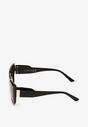 Czarne Okulary Kocie Oko z Grubymi Oprawkami Agrilnia