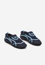 Granatowo-Niebieskie Piankowe Wsuwane Buty Sportowe ze Ściągaczem do Sportów Wodnych Xenakia