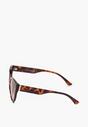 Ciemnobrązowe Przeciwsłoneczne Okulary Kocie Oczy Gingaria