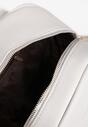 Biały Plecak na Regulowanych Szelkach z Kieszonką z Przodu Lavanara