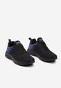 Czarno-Niebieskie Płaskie Klasyczne Buty Sportowe ze Sznurowaniem Clarilla