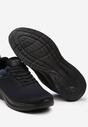 Czarno-Niebieskie Płaskie Klasyczne Buty Sportowe ze Sznurowaniem Clarilla