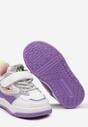 Biało-Różowe Buty Sportowe Sneakersy z Rzepem Nellesta