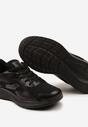Czarne Płaskie Klasyczne Buty Sportowe Sneakersy ze Sznurowaniem Novantia