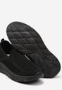 Czarne Wsuwane Klasyczne Buty Sportowe na Płaskiej Podeszwie Zelemia