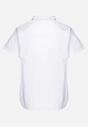 Biała Klasyczna Koszula z Krótkim Rękawem Bawełniana Dimaseas
