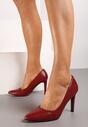 Pantofi stiletto Bordo