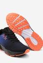 Niebieskie Sneakersy Buty Sportowe Sznurowane z Efektem Ombre Riselle