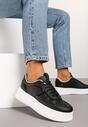 Sneakers Negru cu alb
