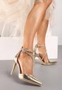 Pantofi stiletto Aurii