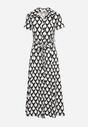 Rochie Neagră cu alb