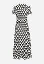 Rochie Neagră cu alb