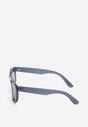 Granatowe Klasyczne Okulary Przeciwsłoneczne z Filtrem UV Tinabeli
