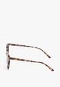Brązowe   Okulary Przeciwsłoneczne Typu Cat Eye Lalovia
