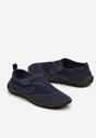 Granatowe Płaskie Buty Sportowe Sneakersy do Wody Rivassi