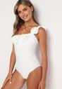 Costum de baie Alb