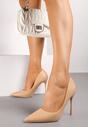 Pantofi stiletto Bej