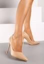 Pantofi stiletto Bej