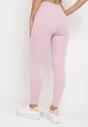 Jasnofioletowe Legginsy z Wysokim Stanem Parefia