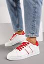 Sneakers Alb cu roșu