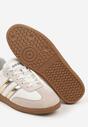 Sneakers Alb cu auriu