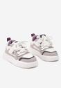 Pantofi sport Alb cu mov