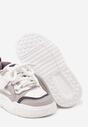 Pantofi sport Alb cu mov
