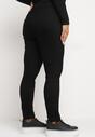 Czarne Jeansy Skinny z Kieszeniami i Wysokim Stanem Nevennia