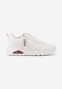 Sneakers Alb cu roz