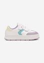 Pantofi sport Alb cu mov