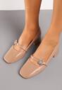 Pantofi cu toc Bej