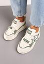 Sneakers Bej cu verde