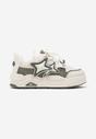 Sneakers Bej cu verde