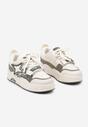 Sneakers Bej cu verde