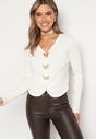 Cardigan Alb