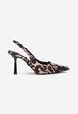 Pantofi stiletto Imprimeu leopard