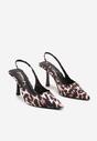 Pantofi stiletto Imprimeu leopard