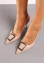 Pantofi stiletto Bej